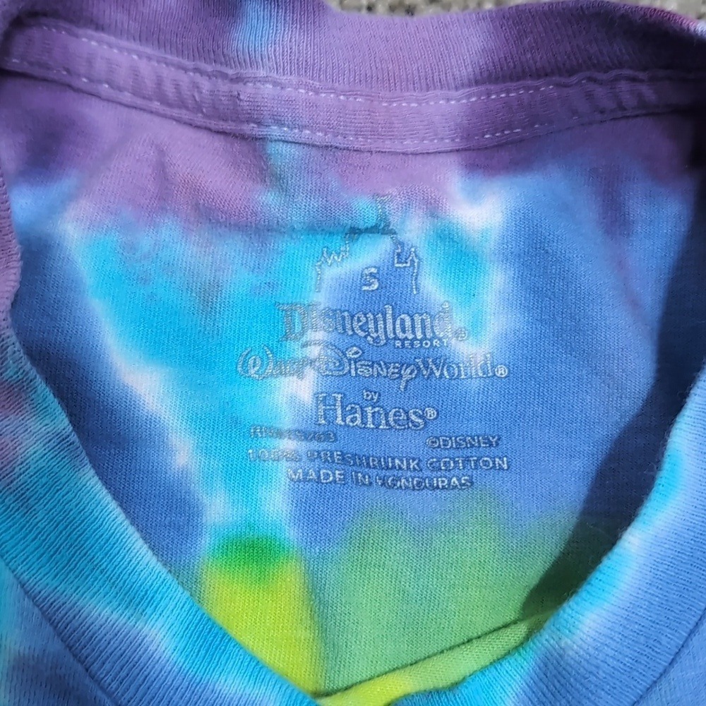 Disneyland Resort Spiral Tie Dye T-Shirt Mickey Mouse women's size Small - Picture 3 of 5